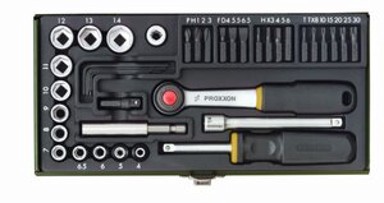 PROXXON Set nasadnih ključeva, 1/4", 4–14 mm, 35 komada